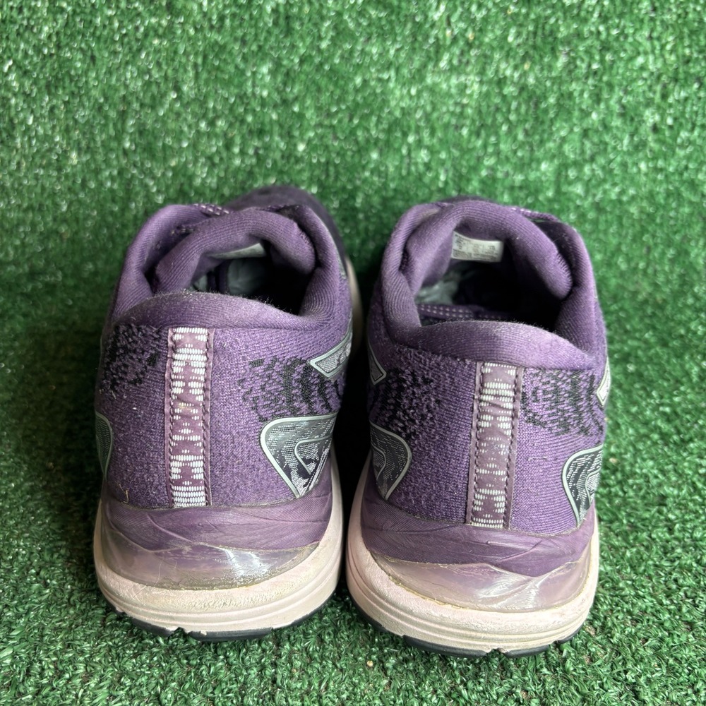 Asics Gel-Cumulus 23 Flytefoam Knit Athletic Running Shoes Purple Womens Size 10 - Picture 4 of 9